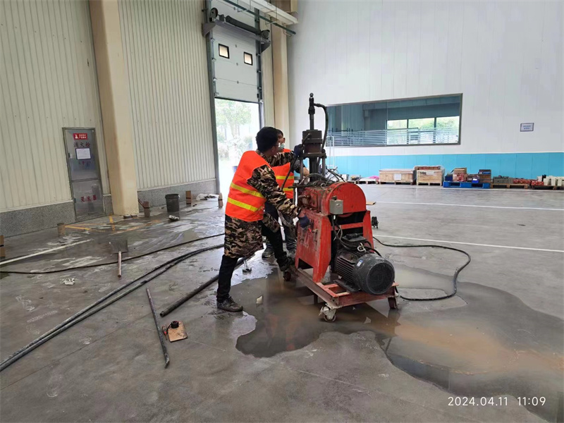 大姚厂房地面下沉塌陷注浆加固施工